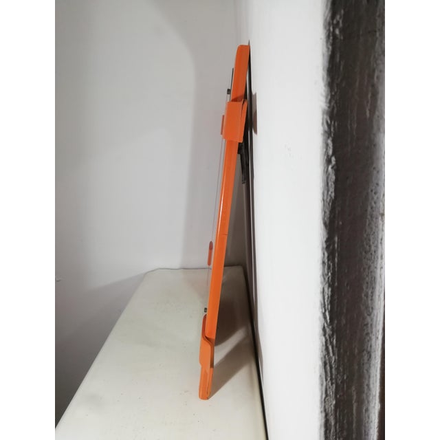 Hashtag Mirror in Varnished Wood, Italy, 1950s For Sale - Image 6 of 9