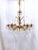 This is a decorative Spanish brass chandelier with 30% leaded Swedish cut drop crystal and octagon chain. The chandelier...