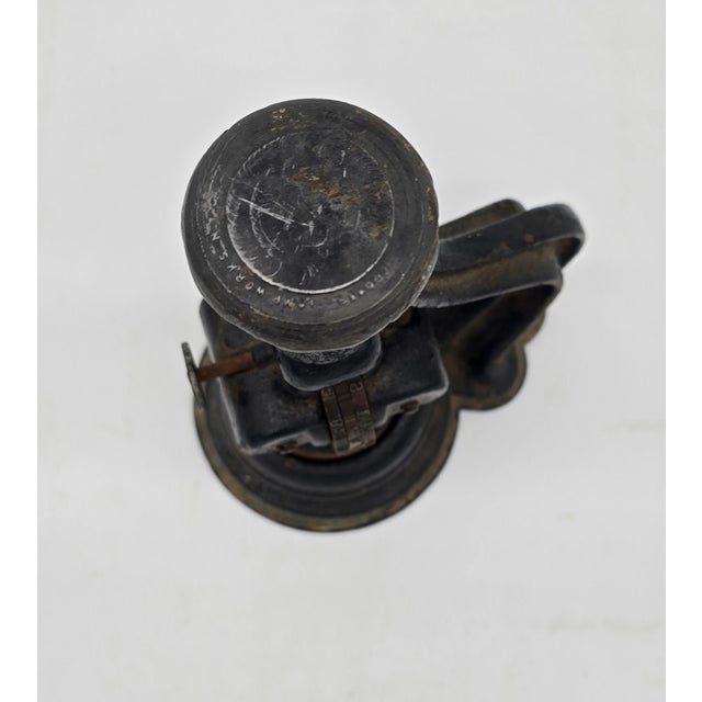 Antique Cast Iron Date Stamp Validator Machine 1941 - 1952 For Sale - Image 4 of 13