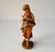 Wood Vintage Carved Wood Reading Girl Figurine With Basket For Sale - Image 7 of 9