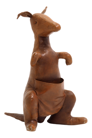 Vintage Leather Kangaroo by Dimitri Omersa for Abercrombie & Fitch, 1960s