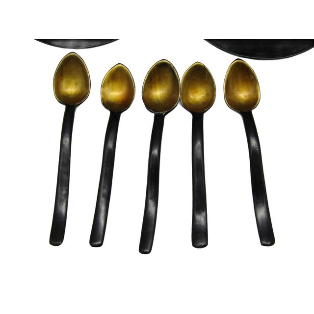 This charming vintage Chinese tea set features exquisite hand-painted designs of serene landscapes with mountains and...