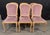 Traditional c.1970's Carved Florentine Faux Bois Italian Dining Chairs in Velvet, Attributed to Chelini - Set of 6 For Sale - Image 3 of 16