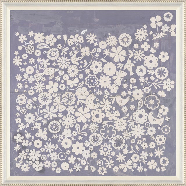 Lavender (var. 1) Art Print in Beaded Frame by Paule Marrot For Sale In Tampa - Image 6 of 6