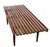 Mid-Century Modern Mid Century Slat Bench Coffee Table Made in Yugoslavia C 1950/1960's For Sale - Image 3 of 13