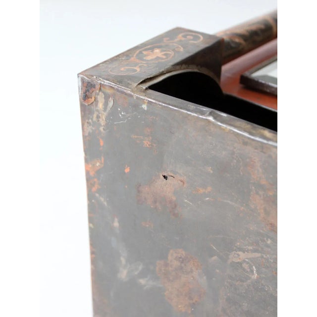 Antique Hand Painted Oolong Tea Bin For Sale - Image 11 of 13