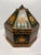 Wood Early 1900s Antique Indian Mughal Hand Painted Octagon Marriage Trinket Jewelry Box For Sale - Image 7 of 9