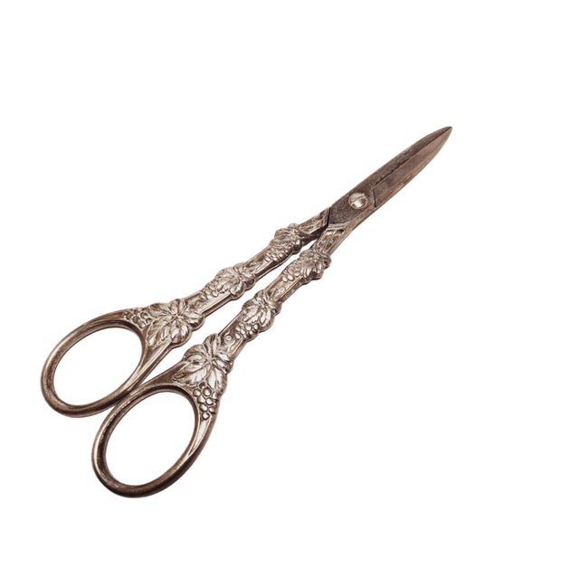 Danish Art Nouveau Grapes Scissors, 1920s, in Very Good conditions. Designed 1920 to 1949