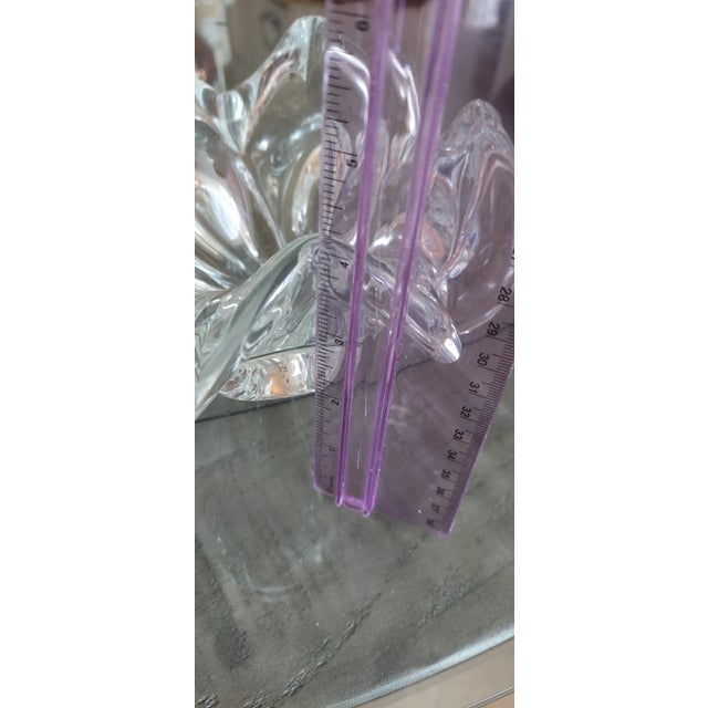 Glass Vintage 1960s Murano Flower Form Bowl For Sale - Image 7 of 8