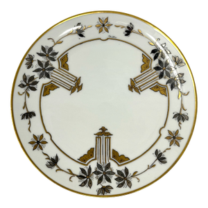 Stunning Antique Stouffer Hand Painted Art Deco Plate