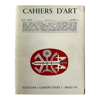 Cahiers D’Art Magazine – 1952, No. 1 (Special Hardbound Edition)/Matisse/Braque/Chagall/Hans Hartung For Sale