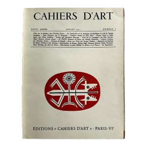 Cahiers D’Art Magazine – 1952, No. 1 (Special Hardbound Edition)/Matisse/Braque/Chagall/Hans Hartung