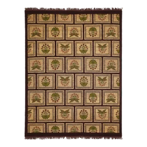 Ward + Gray Autumn Sisal With Wool Overlay Runner Rug, 2.5' x 12'