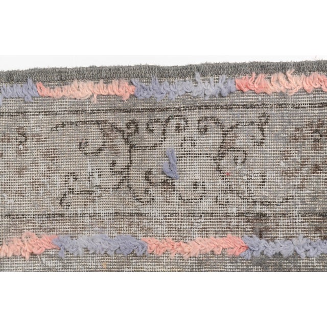 1950s Muted Sand & Taupe Earth Tone Area Rug For Sale - Image 10 of 10