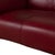 Red 322 Set Leather Three-Seater Two-Seater Red Sofa Couch from Rolf Benz, Set of 2 For Sale - Image 8 of 18
