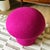 Not Yet Made - Made To Order Mushroom Ottoman in Fuchsia Wool For Sale - Image 5 of 9