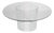 Round Glass Adam Dining Table by Galotti & Radice for Studio G&R For Sale