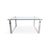 Glass Dining Table with Chrome Finish from Draenert For Sale - Image 9 of 9