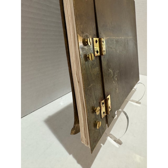 Figurative Artist Book Signed 4/8 Original Prints & Poetry Brass Cover Sarah Lawrence College 1998 For Sale - Image 3 of 18