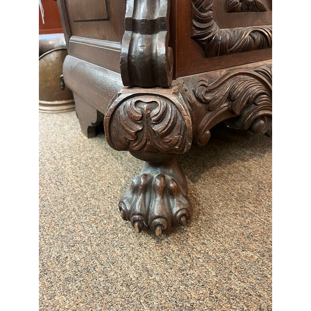 Add a touch of old-world historical charm to your home with this 19th Century Antique French Oak Normandy "Hunter's...