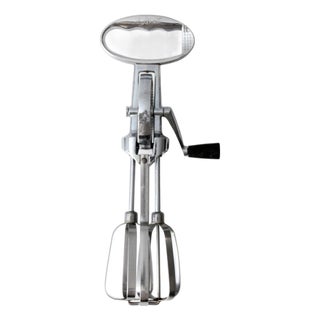 Vintage Flint Egg Beater Hand Crank Mixer For Sale