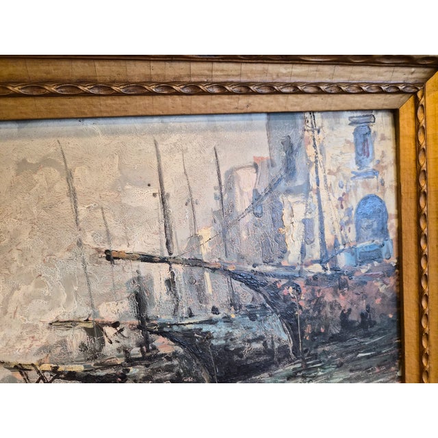 Impressionist Oil Painting on Board For Sale - Image 4 of 6