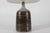 Large Mid-Century Danish Ceramics Table Lamp with Brown Glaze and New Shade by Per Linnemann-Schmidt for Palshus, 1960s For Sale - Image 6 of 15