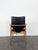 Scandinavian Leather & Teak Armchair For Sale - Image 4 of 5