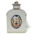 Early 19th Century Rare Chinese Export Qing Porcelain Masonic Armorial Flask-Form Tea Caddy For Sale - Image 5 of 12