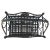 Antique two tier wrought iron 2 tier standing basket in excellent condition. Solid Iron with great stability. For Indoor...