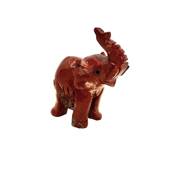 A Collection of Miniature, Hand-Carved Elephant Netsukes For Sale - Image 9 of 18