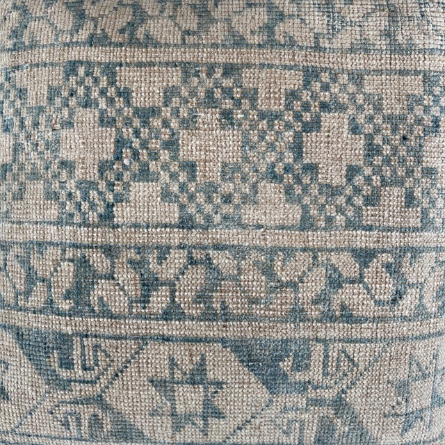 Rustic Vintage Turkish Rug Pillow For Sale - Image 3 of 5