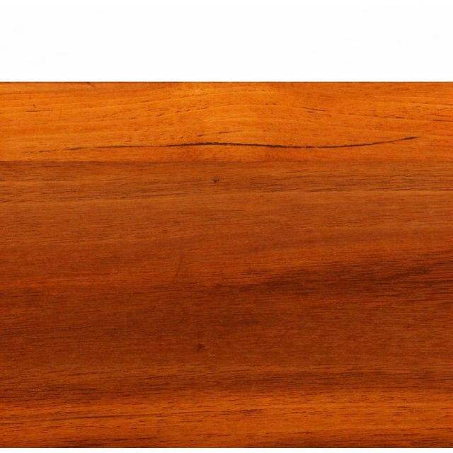 Wood Danish Modern Style Teak and Brass Coffee Table, Mid-20th Century For Sale - Image 7 of 7