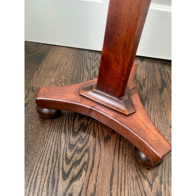English Early 20th Century English Mahogany Wine Table For Sale - Image 3 of 7