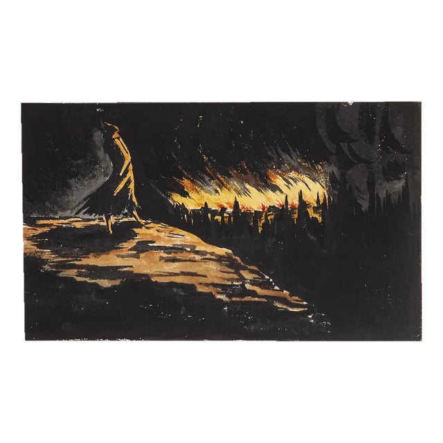 Nicolas Pichon, Night, Etching, Late 20th Century For Sale