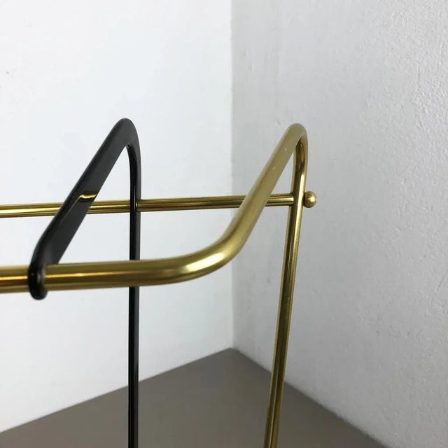 Mid-Century Brass Umbrella Stand, Germany, 1950s For Sale - Image 10 of 17