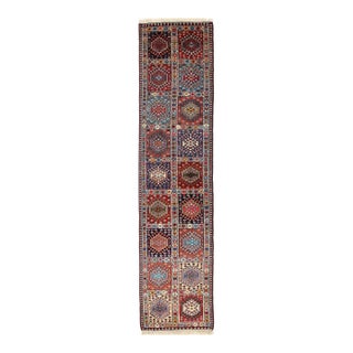 Pasargad DC Fine Hand Knotted Yalameh Runner Rug For Sale