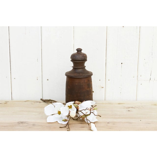 Asian Antique Antique Nepalese Food Jar For Sale - Image 3 of 10