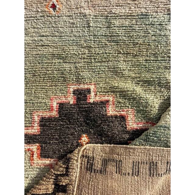 Moroccan Colorful Boujad Wool Rug - Berber Rug -Vintage Moroccan Rug For Sale - Image 6 of 8