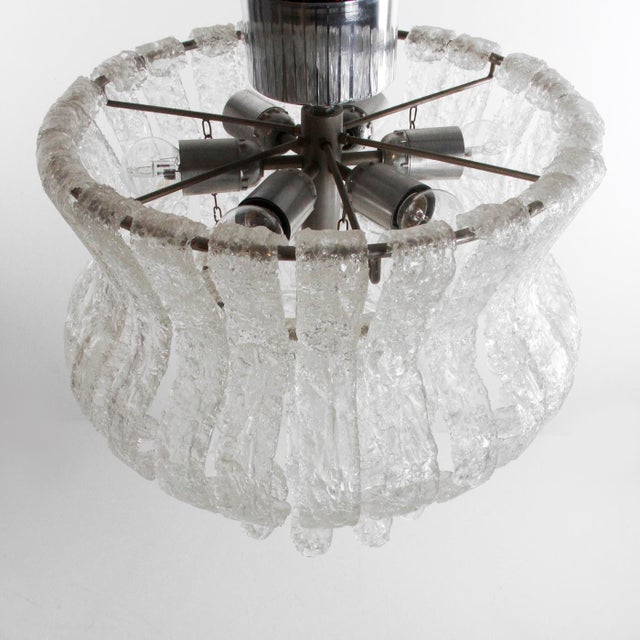 Vintage Murano Glass Chandelier, 1970s For Sale - Image 3 of 12