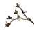 Mid-Century Modern Mid Century Brass Butterfly Branch Wall Decoration M For Sale - Image 3 of 9