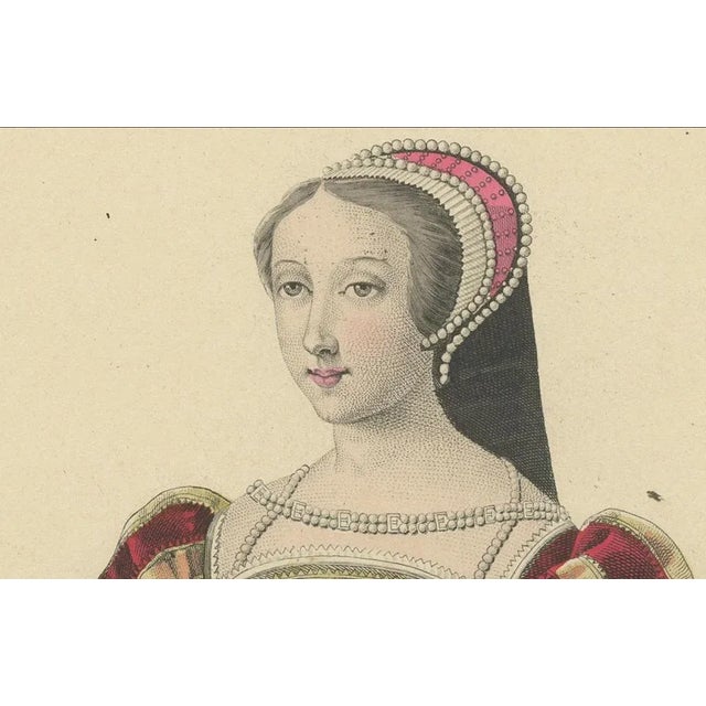 After Louis-Marie Lanté, Illustration of a Lady of the Court of François I, 1900, Engraving For Sale - Image 4 of 10