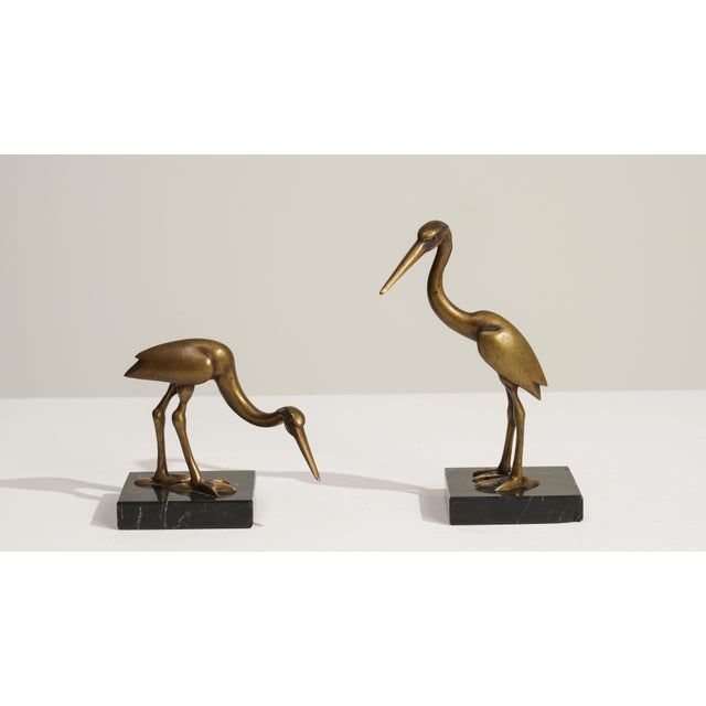 Mid 20th Century France Brass Marble Sculpture For Sale - Image 15 of 18