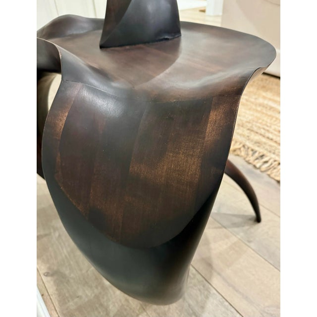 Gildas Berthelot La Petite Chimère,Noire 2 Hand Sculpted Table Signed by Gildas Berthelot Limited Edition 1 of 3 For Sale - Image 4 of 8