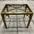 1970s Mastercraft Chinese Chippendale Brass End Table With Fretwork For Sale - Image 5 of 12