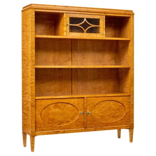 Early 20th Century Swedish Bookcase Cabinet from Sandberg & Co, 1890s For Sale