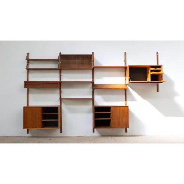 1940s Danish Royal System Wall Unit by Poul Cadovius, 1940s For Sale - Image 5 of 10