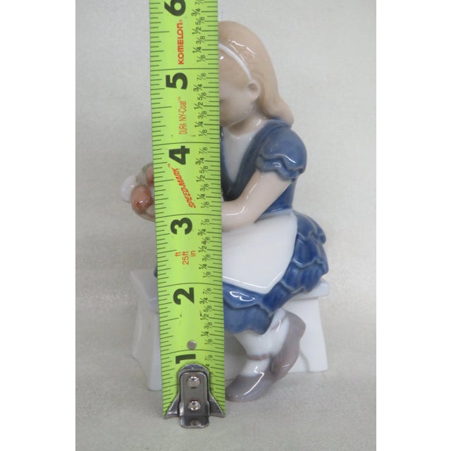 Bing Grondahl 2298 Idas Flowers Girl Porcelain Figurine 4468b For Sale - Image 9 of 11