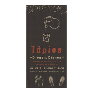 Antoni Tapies Dienen, Dienen, 1997 For Sale