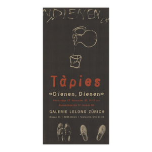Antoni Tapies Dienen, Dienen, 1997